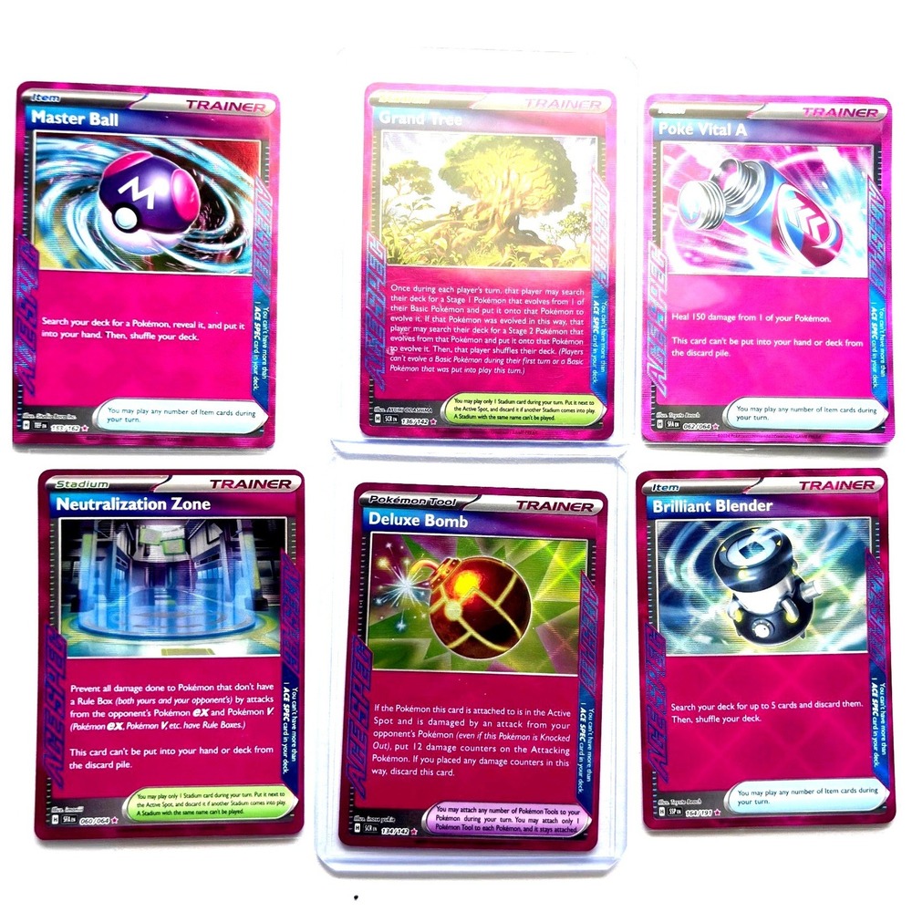 Pokemon TCG ACE SPEC Trainer Card Lot -6